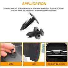 Charger l&#39;image dans la galerie, Clips de fixation universels en plastique pour garde-boue de voiture (150 pièces)