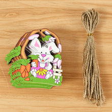 Charger l&#39;image dans la galerie, Pendentif lapin de dessin animé de Pâques