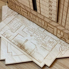 Charger l&#39;image dans la galerie, Calendrier de l&#39;Avent Calendrier Bombe en Bois