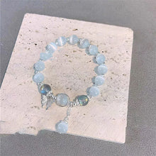 Charger l&#39;image dans la galerie, Bracelet imitation œil de chat cristal de papillon