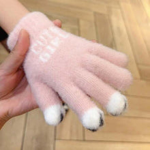 Charger l&#39;image dans la galerie, Gants tricotés en laine mignons
