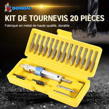 Charger l&#39;image dans la galerie, Kit de Tournevis 20 pièces