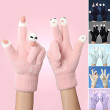 Charger l&#39;image dans la galerie, Gants tricotés en laine mignons