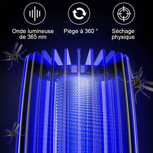 Tueur de Moustique Rechargeable 2 en 1