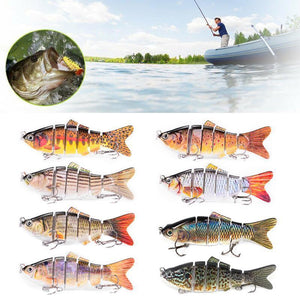 Bionique Multi-Articulé Appâts de Pêche
