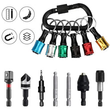 Charger l&#39;image dans la galerie, Tournevis à tête hexagonale 1/4&quot; support boucle de randonnée