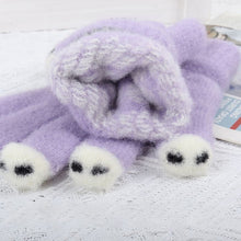 Charger l&#39;image dans la galerie, Gants tricotés en laine mignons