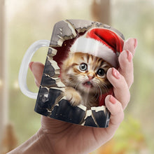 Charger l&#39;image dans la galerie, Tasse gonflée de chocolat chaud de Noël en 3D