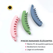 Charger l&#39;image dans la galerie, Grandes pinces à cheveux banane