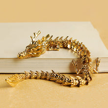 Charger l&#39;image dans la galerie, Décorations Dragon d&#39;or avec articulations mobiles