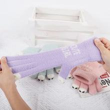 Charger l&#39;image dans la galerie, Gants tricotés en laine mignons