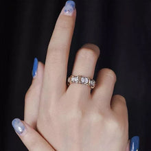 Charger l&#39;image dans la galerie, Bague Diamant Croix Pleine Moissanite