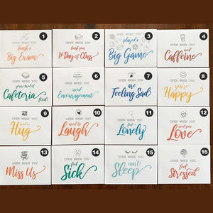 Jeu de cartes de vœux pour les diplômes