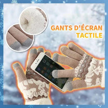 Charger l&#39;image dans la galerie, Femme Gants Hiver Chaud Avec Doublés - ciaovie