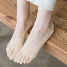 Charger l&#39;image dans la galerie, Chaussettes croisées basses unies d&#39;été