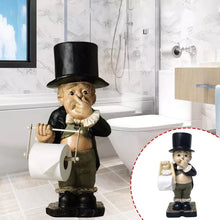 Charger l&#39;image dans la galerie, Décoration de porte-serviettes en papier Gentleman