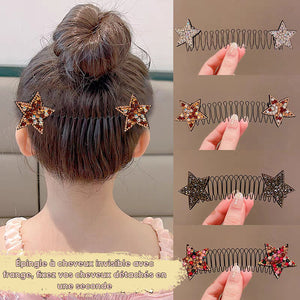 Bandeau à cheveux peigne tireur