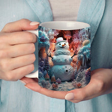 Charger l&#39;image dans la galerie, Tasse gonflée de chocolat chaud de Noël en 3D