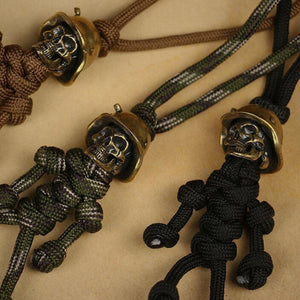 Porte-clés En Paracorde Soldat Squelette
