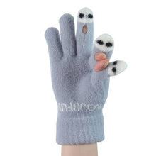 Charger l&#39;image dans la galerie, Gants tricotés en laine mignons