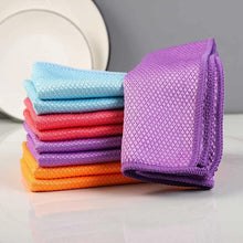 Charger l&#39;image dans la galerie, Chiffon de Nettoyage en Microfibre de Texture en Écailles de Poisson(5 PCs)