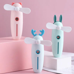 Super Mini Ventilateur Portable avec Pulvérisateur