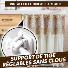 Charger l&#39;image dans la galerie, Support de Tige Réglables Sans Clous