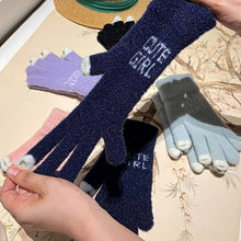 Charger l&#39;image dans la galerie, Gants tricotés en laine mignons