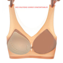 Charger l&#39;image dans la galerie, Soutien-gorge confort en soie glacée ultra-mince grande taille pour femmes