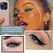 Charger l&#39;image dans la galerie, Eyeliner réutilisable et autocollants pour cils (4 paires)