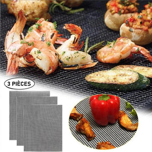 Tapis de Barbecue en PTFE (3 pièces) - ciaovie