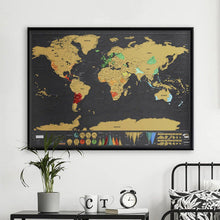 Charger l&#39;image dans la galerie, Carte du monde à gratter