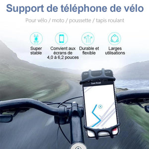 Support de Téléphone Portable en Silicone pour Vélos