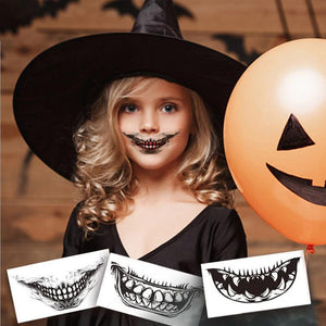 Halloween Farce Maquillage Tatouage Temporaire（10pcs）