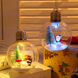 Boules lumineuses pour décoration de sapin de Noël