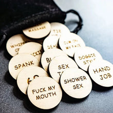 Charger l&#39;image dans la galerie, Carte Coeur Rond En Bois