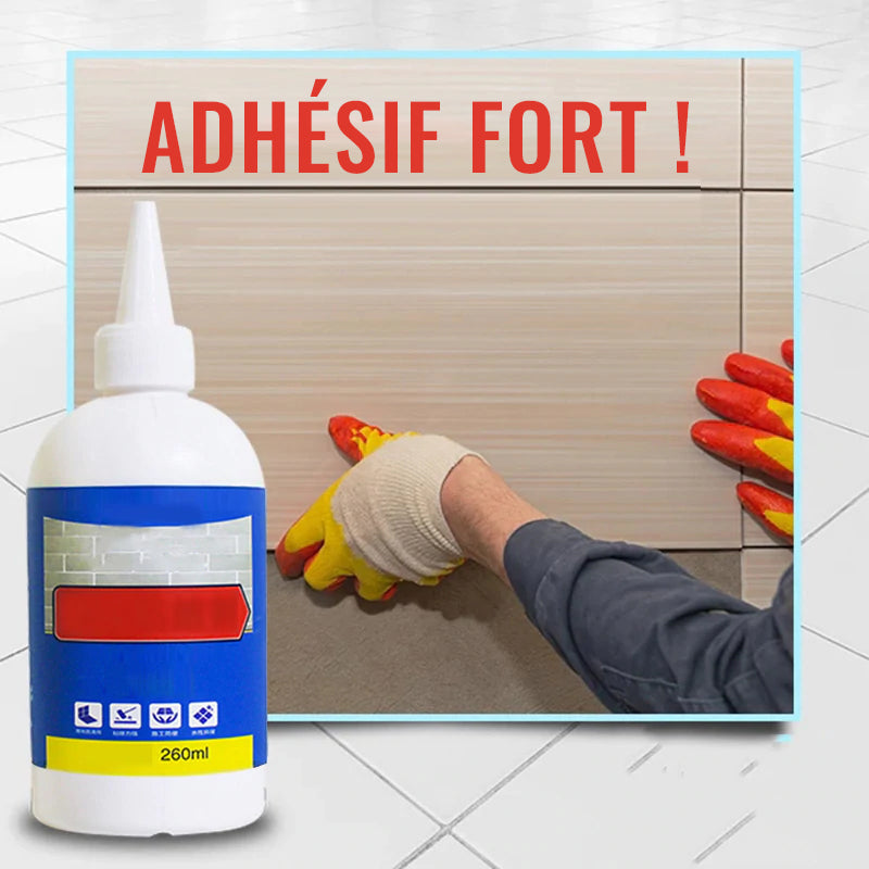 Adhésif de réparation puissant pour carrelage