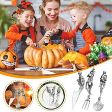 Charger l&#39;image dans la galerie, Vaisselle squelette pour Halloween