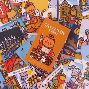 Cartes de tarot de chats