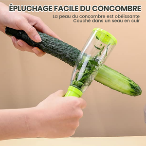 Eplucheur multifonctionnel avec boîte de rangement