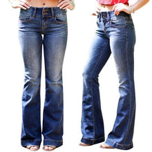 Charger l&#39;image dans la galerie, Ciaovie™ Femmes Mode Taille Haute Jeans Évasé - ciaovie