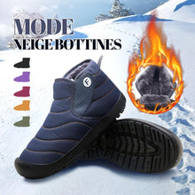 Charger l&#39;image dans la galerie, Ciaovie™ Bottes de Neige Femmes Hommes Bottines Plates Fourrées Imperméable - ciaovie