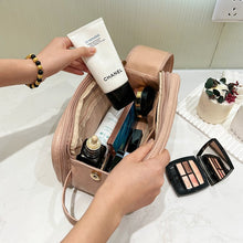Charger l&#39;image dans la galerie, Sac à cosmétiques de grande capacité à trois couches