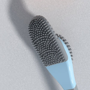 Brosse de Toilette Forme Canard à poils Doux à Long Manche