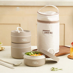 Prévente pendant 15 jours--Boîte à Lunch Étanche Avec Isolation Thermique En Acier Inoxydable