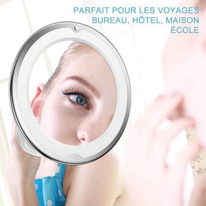 LED Miroir de Maquillage Grossissant - ciaovie