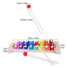 Charger l&#39;image dans la galerie, Jouet de Xylophone en Bois Coloré pour Enfants - ciaovie