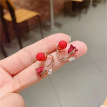 Charger l&#39;image dans la galerie, Boucles d’oreilles polyvalentes en forme de tulipe