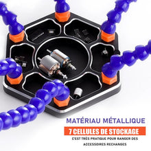 Charger l&#39;image dans la galerie, Base de Soudage en Alliage d’Aluminium avec Bras Flexibles