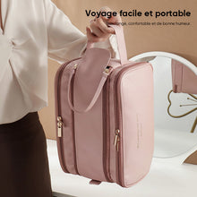 Charger l&#39;image dans la galerie, Sac à cosmétiques de grande capacité à trois couches